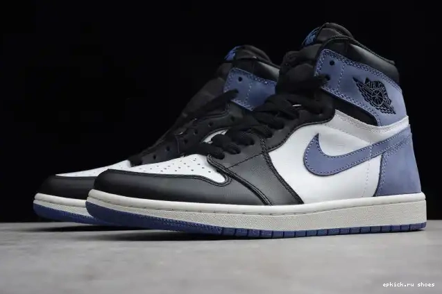 Rep Moon Blue Retro 1 High Jordan Air 555088-115 OG 0511